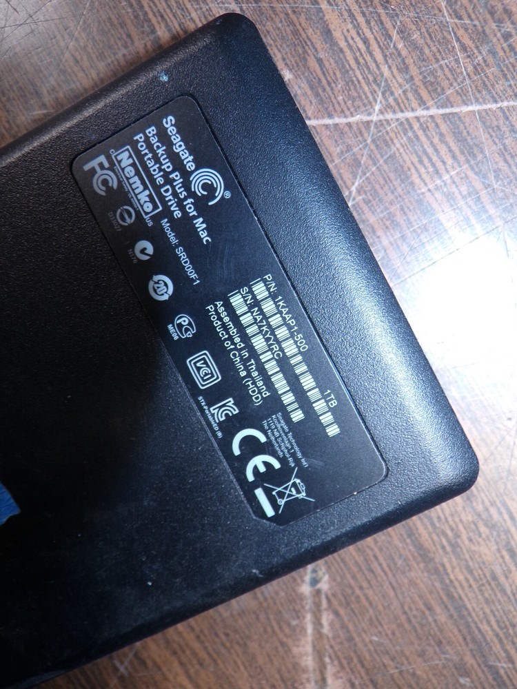 SEAGATE SRD00F1 1TB HARD DRIVE