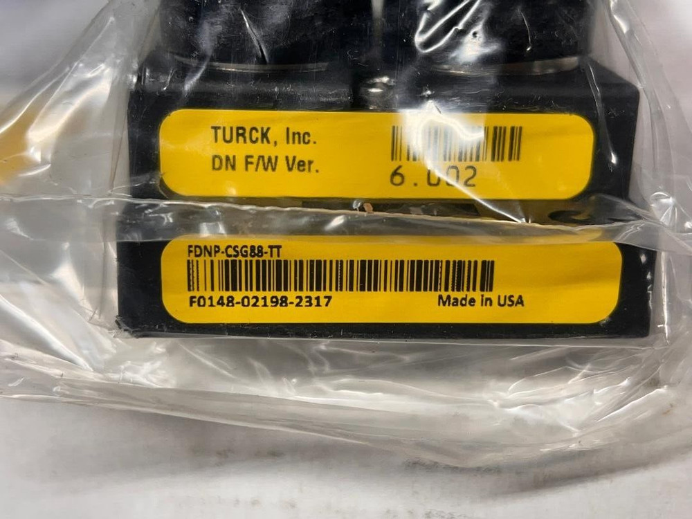 ---NEW---Turck FDNP-CSG88-TT Connection Module Bus Top DeviceNet InterlinkBT