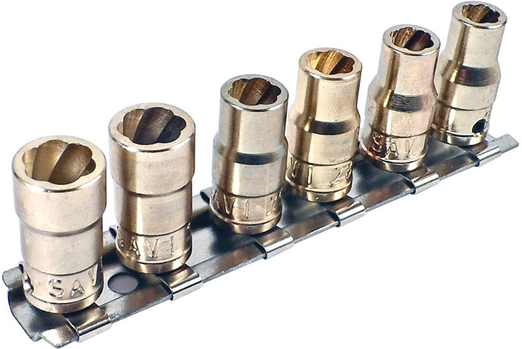 SAVI-568-RED Omega Technologies Savi-Socket 6 Piece Set For Hi-Lok And Hi-Lite