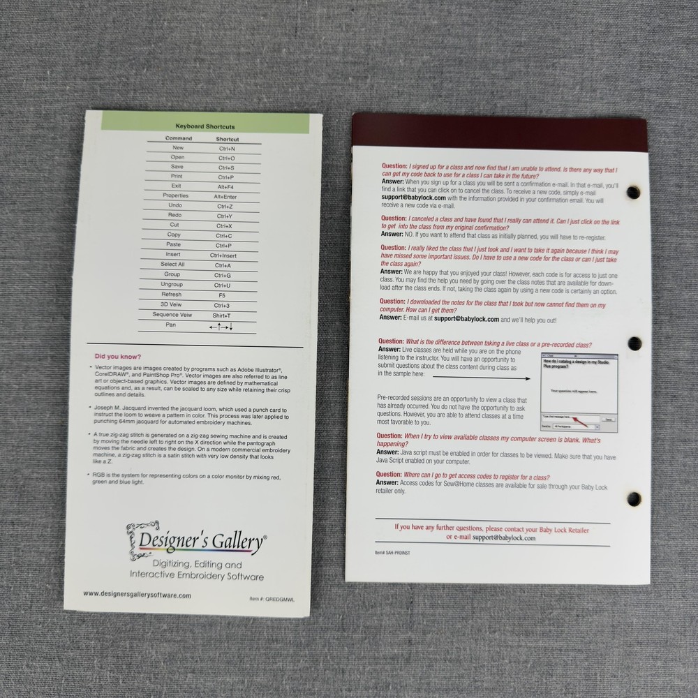 Designer's Gallery MasterWorks lite Embroidery Digitizing Software Windows CD