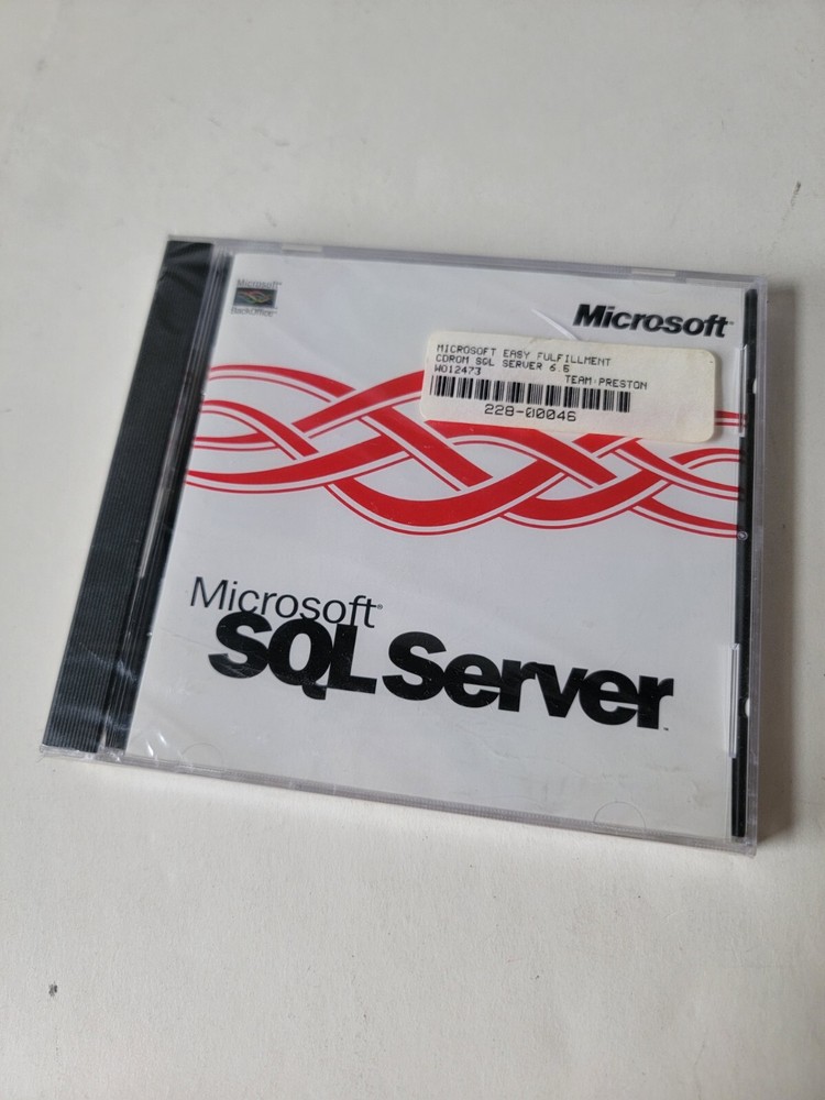 New Microsoft SQL Server Version 6.5 Sealed Rare!
