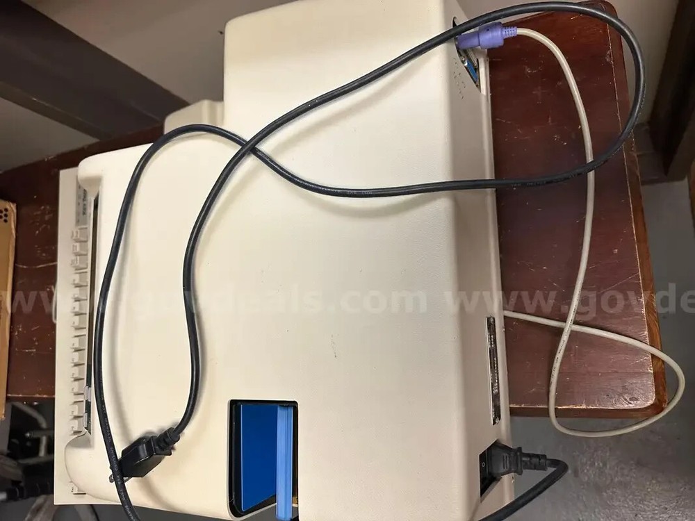 Addressograph Printing Machine W/Keyboard Matica System Model 610