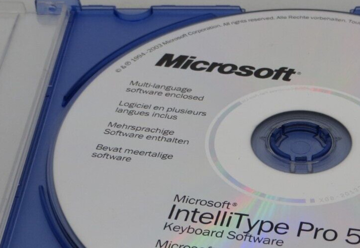 Microsoft IntelliType Pro 5.0 Keyboard IntelliPoint Mouse Software Drivers CD *