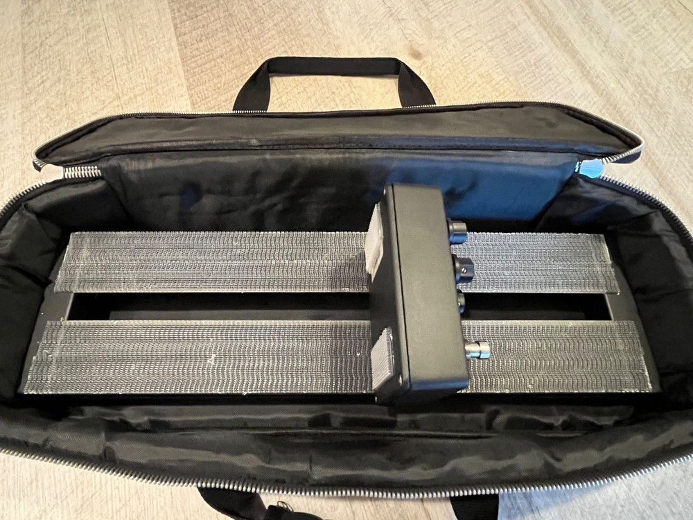 Pedaltrain Nano+, Keeley Caverns v2, Peterson StroboStomp Mini