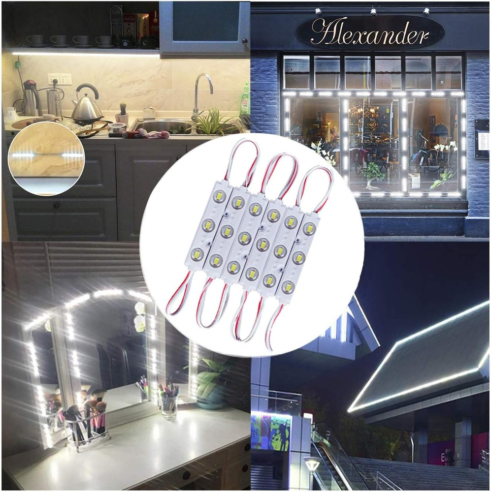 20PCS LED Modules for Inflatables, 9.8FT SMD 5730, Waterproof White Lights