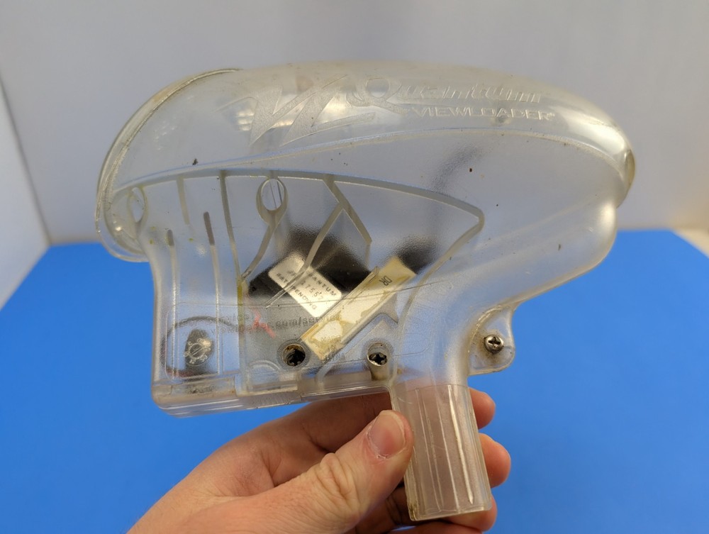 VL Quantum Viewloader Clear Motorized Paintball Hopper Feeder Loader