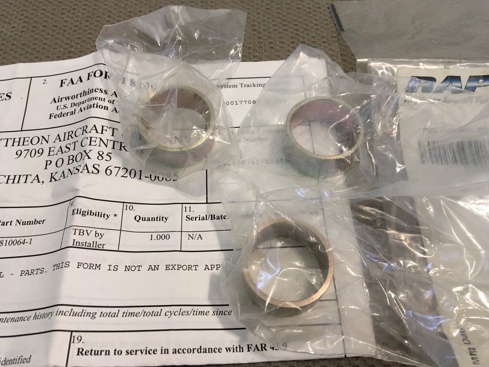 99-810064-1 Beechcraft Bushing Brace Pivot Gear