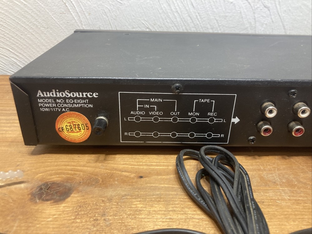 AudioSource EQ Eight Graphic Equalizer Spectrum Analyzer Need New Slider Knobs