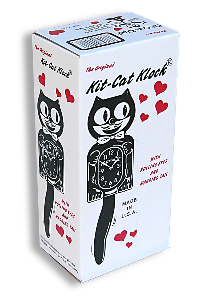 Ruby Red Kit Kat Cat Klock Clock FREE US SHIPPING