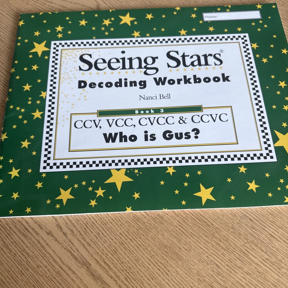 Seeing Stars Decoding Workbook Books 1, 2, & 3