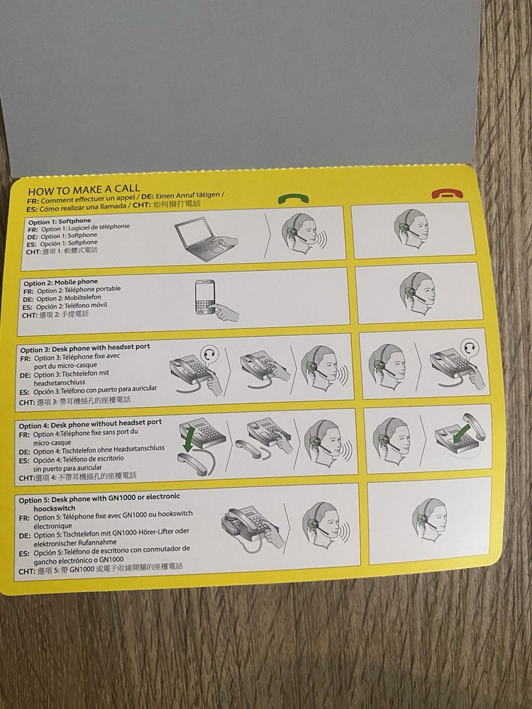 Jabra PRO 9470 Mono Flex Wireless Headset w/ Docking Base - Open Box