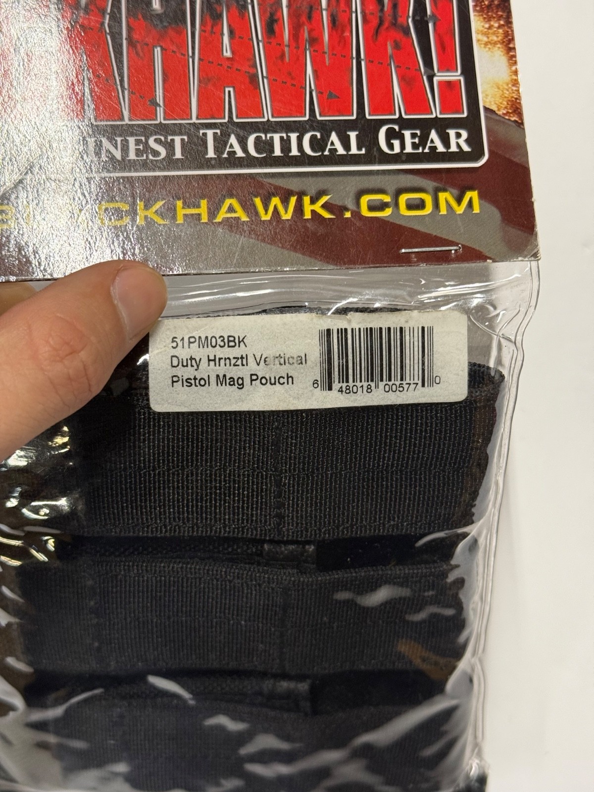 NEW Blackhawk Duty Horizontal Vertical Triple Pistol Mag Pouch Black 51PM03BK