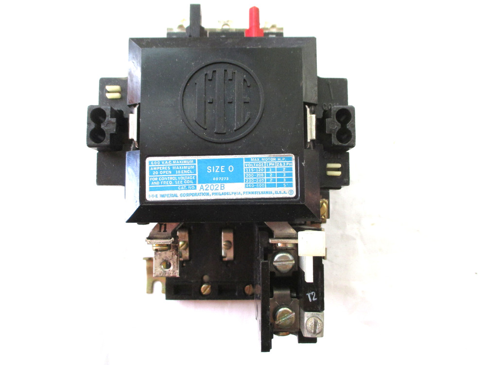ITE A202B Motor Starter, Size 0