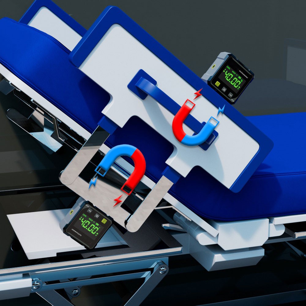 Digital Angle Finder with Electronic Laser 4-Side Magnetic Angle Gauge US