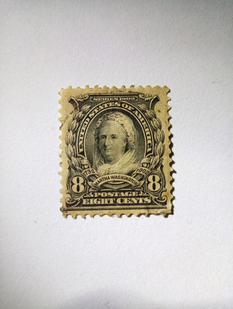 1902 Scott #306 Martha Washington 8-Cent Stamp NM