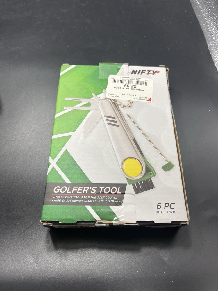 Nifty Golfers Tool 6pc Multi-tool Set
