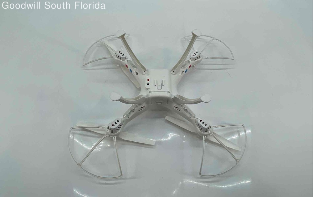 Syma White Red Propeller Guards Foldable Quadcopter Drone With Controller