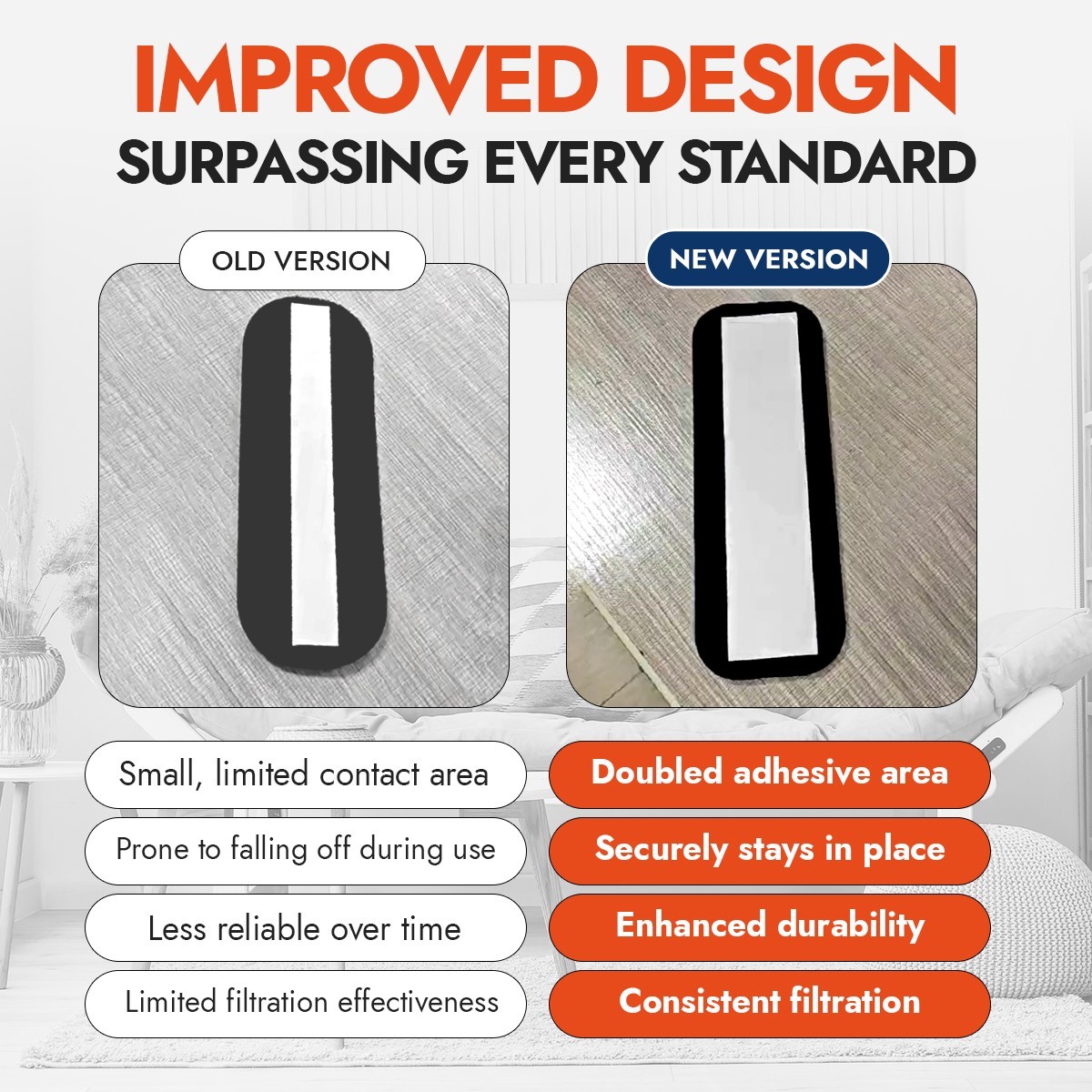 Ceiling Fan Filters - Charcoal Ceiling Fan Filters for Blades - 15 pack