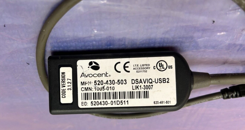 Avocent 520-430-503 DSAVIQ-USB2 Interface Cable Module