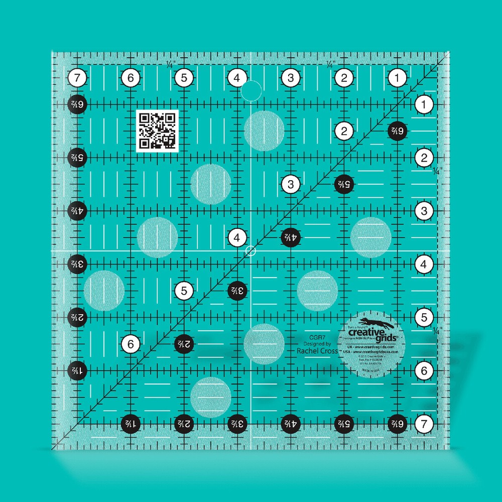 Creative Grids -- Quilt Ruler 7-1/2in Square