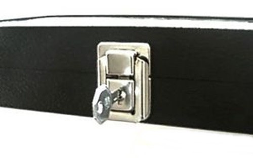 Ring Case Key Locking Solid Top Lid 72 Ring Blue Jewelry Display Storage Box