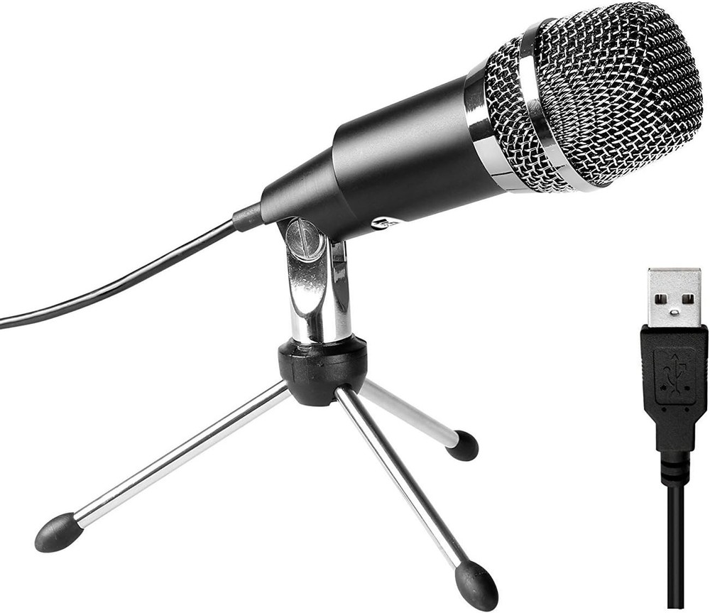 USB Condenser Microphone K668 Plug & Play for PC/Mac US