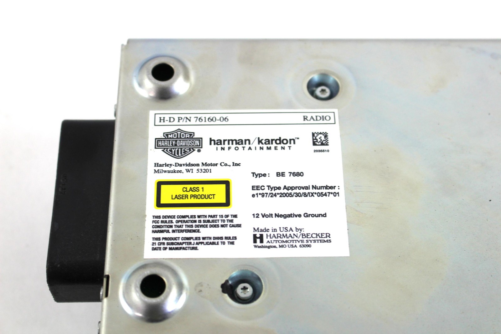 2009 09 Harley FLTRSE3 SE CVO Road Glide Radio Stereo 76160-06