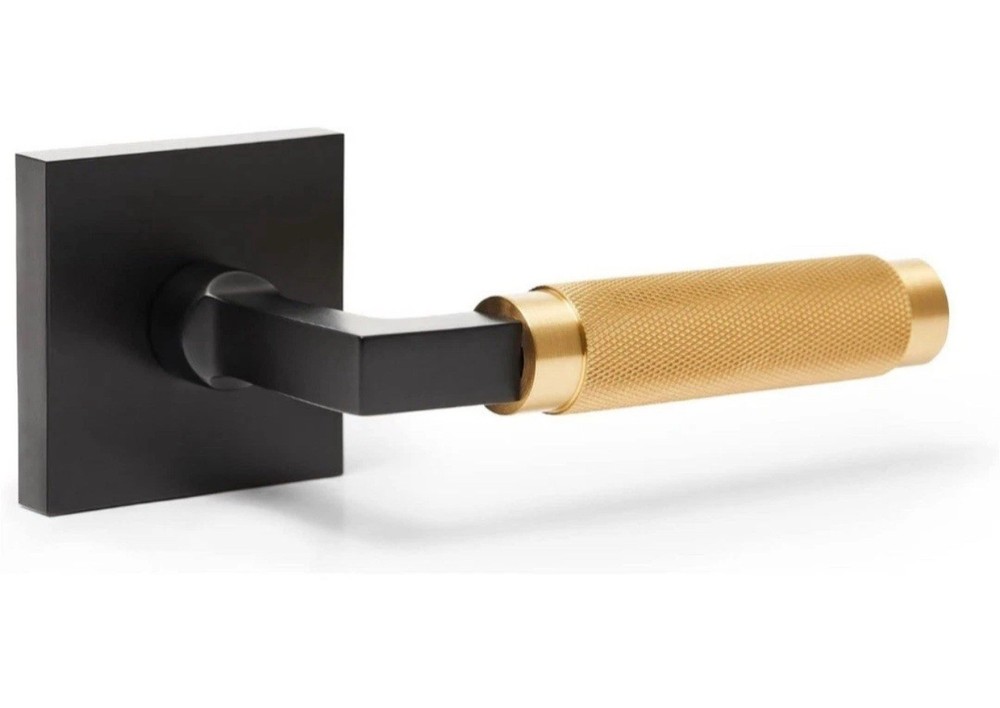 Geneva Model Solid Brass Lever Single Side Non-Turning Dummy Door Handle, Matte