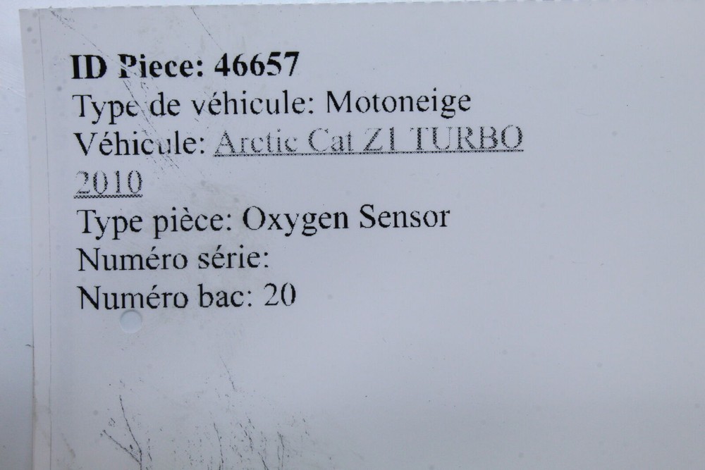 2010 Arctic Cat Z1 Turbo Oxygen O2 Exhaust Gas Lambda Sensor