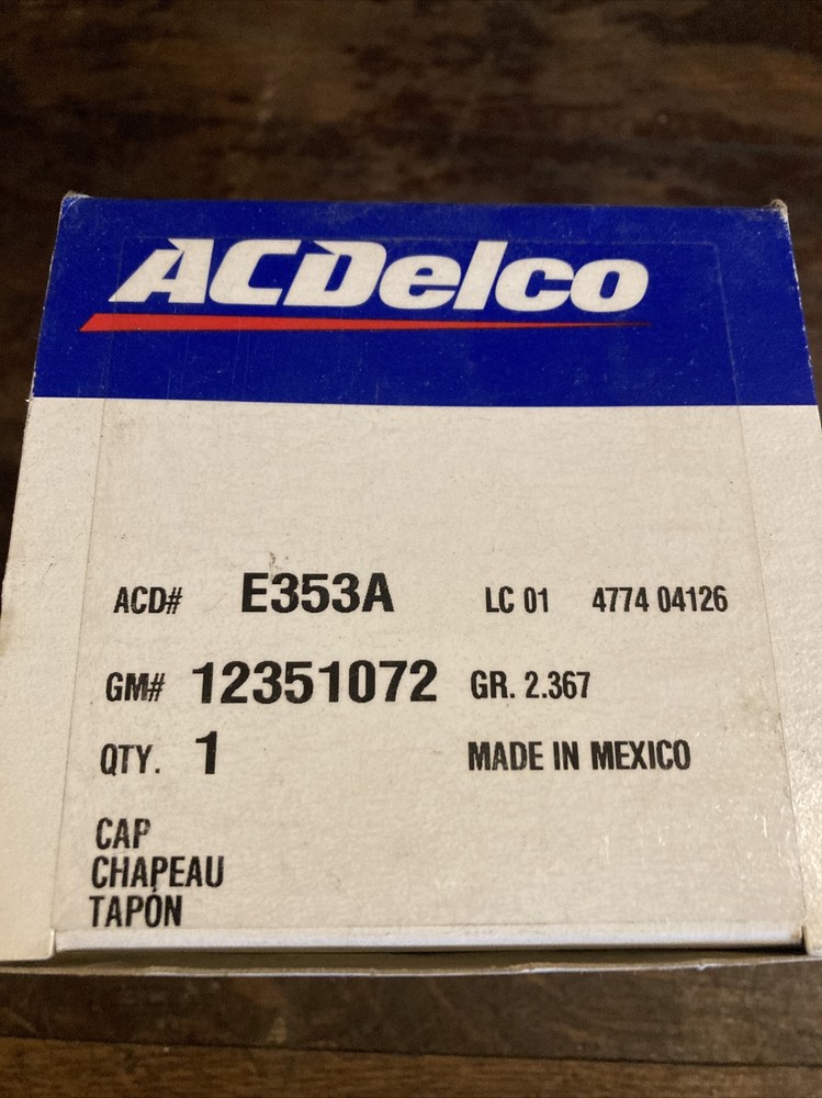 NOS Distributor Cap ACDelco E353A