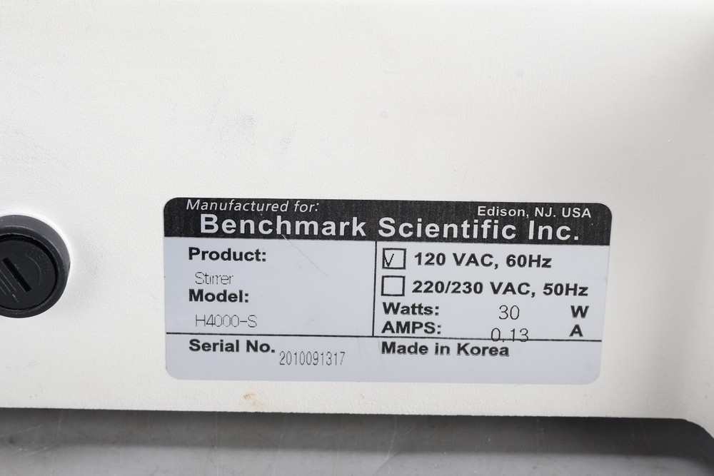 Benchmark H4000-S Magnetic Stirrer - Fair Condition