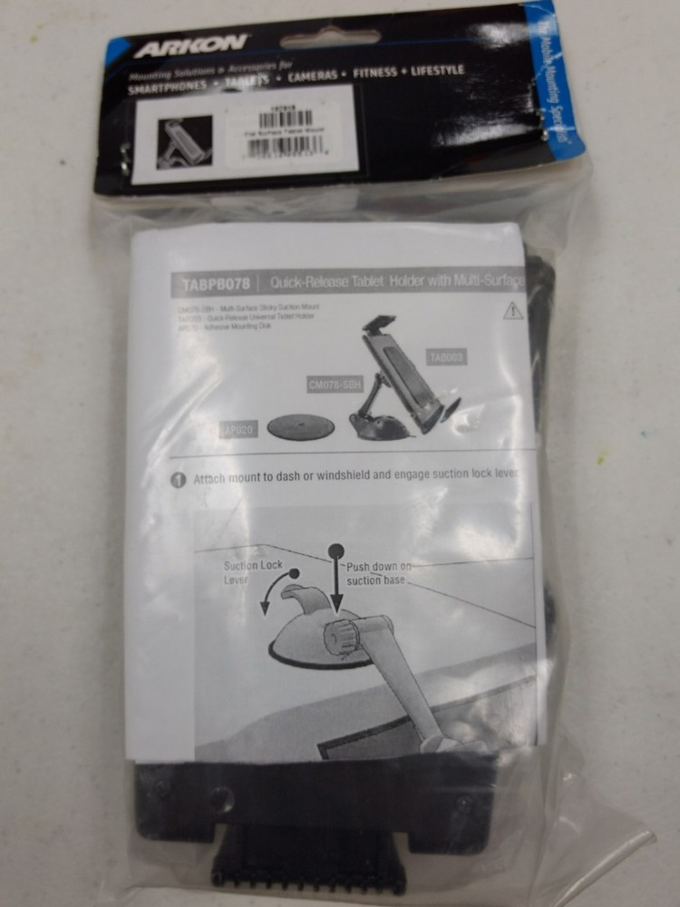 Arkon Flat Surface Tablet Smartphone Mount TABPB078  187916 New