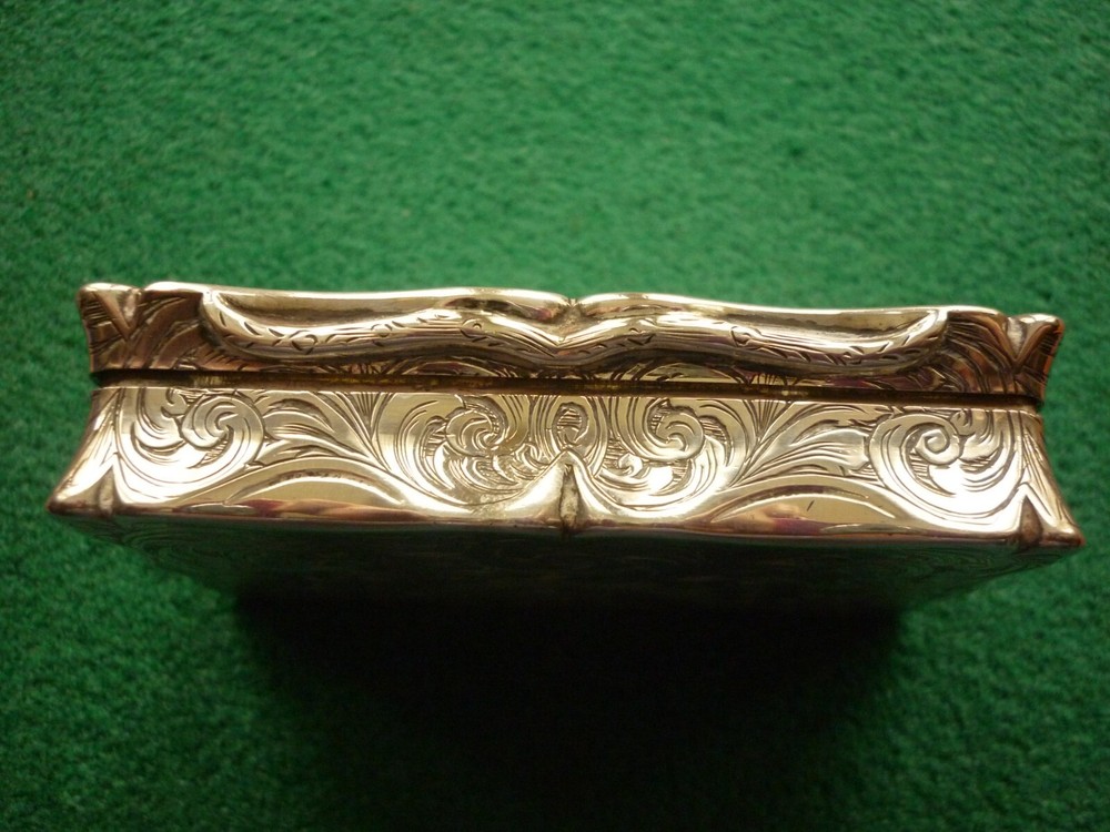 Antique Silver Snuff Box, Birmingham 1852 Edward Smith