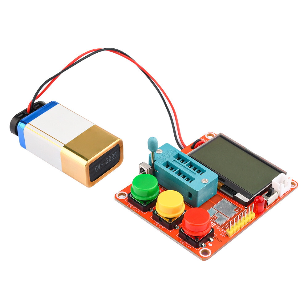 LCR-T4-MINI-Z Transistor Tester 1.7" 12864 LCD Capacitance Servo Frequency test