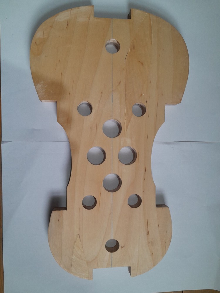 VIOLIN MOULD, STRADIVARI MODEL, LUTHIER TOOL, FULL SIZE VIOLIN