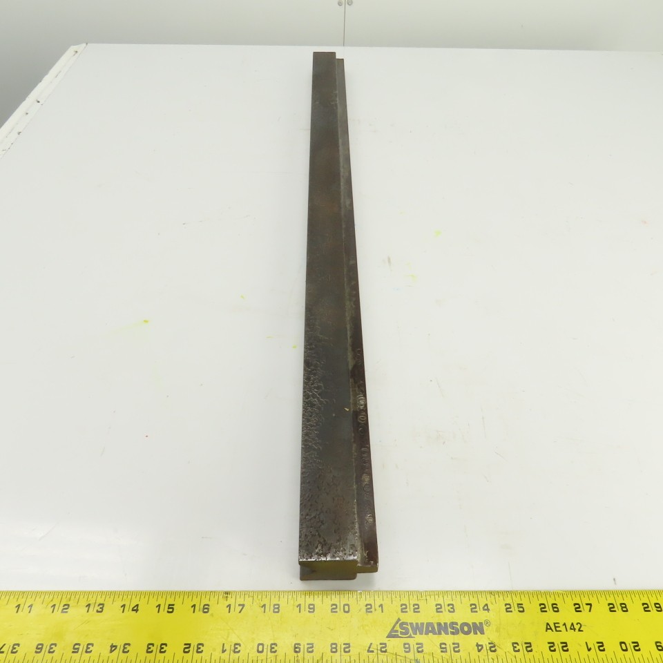 36-3/4" Press Brake Forming 90° V Angle Die Block 1/2" Tang 1-5/8"H 1-1/2" Thic