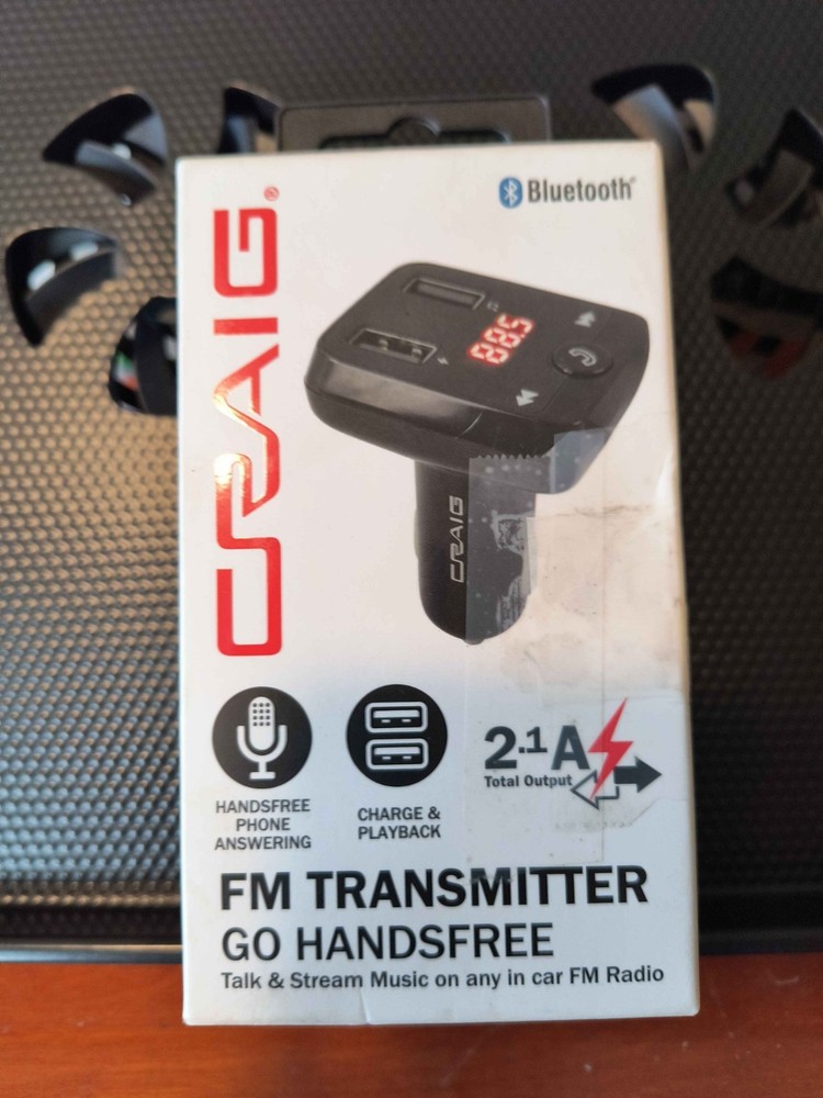 Craig Fm Radio Transmitter, New In Box.