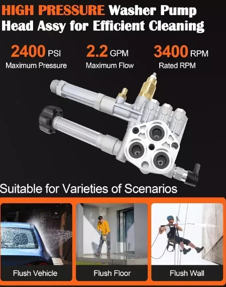 92841730 92840020 2800 Psi Pressure Washer Pump For Craftsman 580.752501 126T02