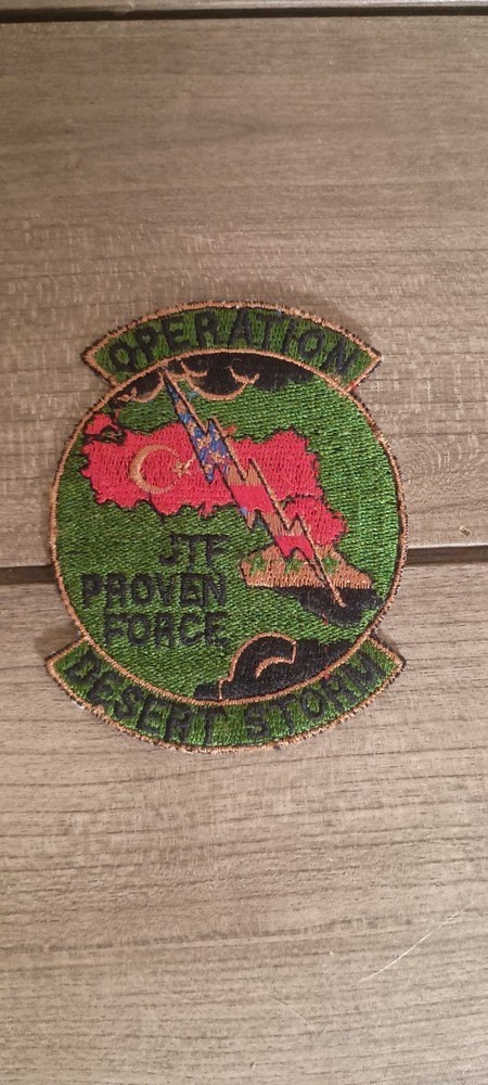 Operation Desert Storm JTF Proven Force USAF Sew On Patch