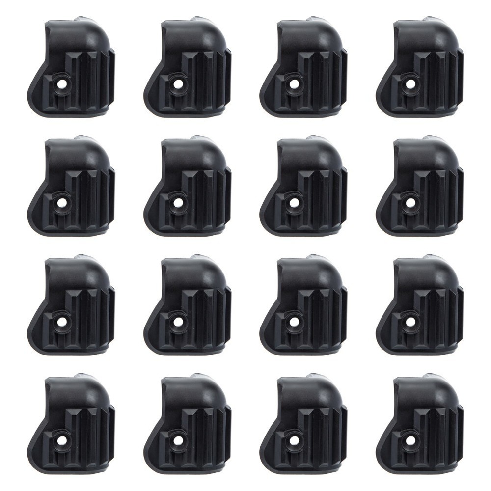 Speaker Corner Protectors 16Pcs Black for Collision Prevention