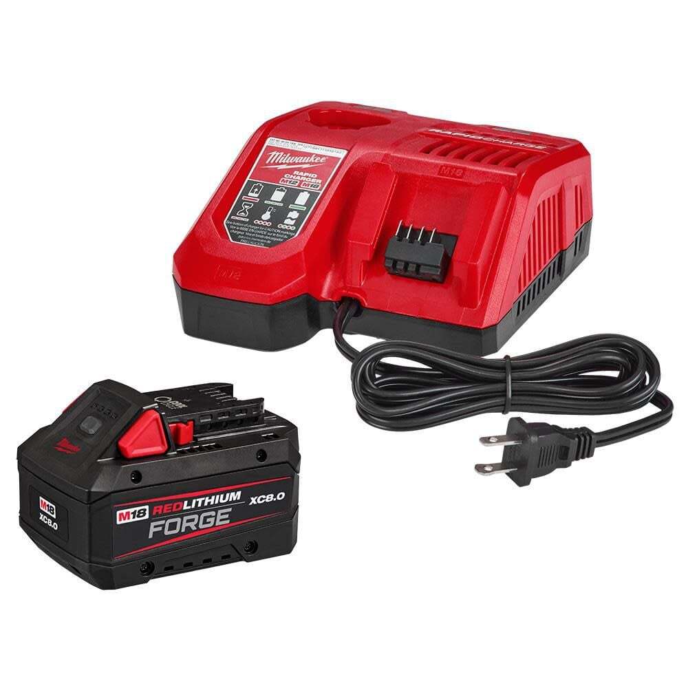 Milwaukee M18 Redlithium Forge Xc8.0 Starter Kit
