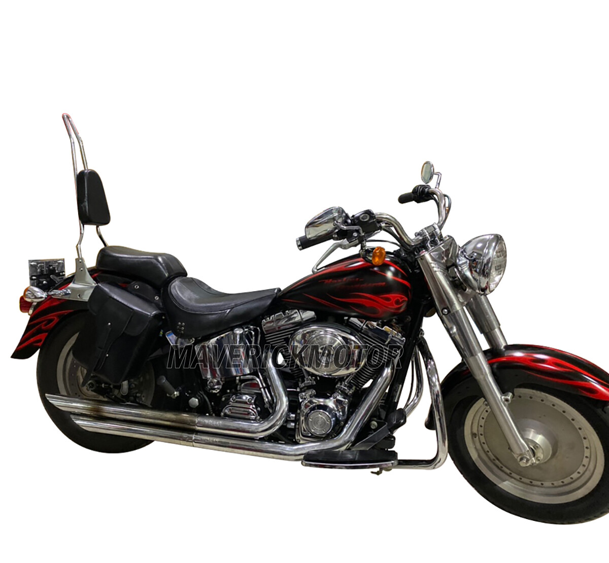 Backrest Sissy Bar For Harley Heritage Softail Classic FLSTC FLST Fatboy FLSTSC