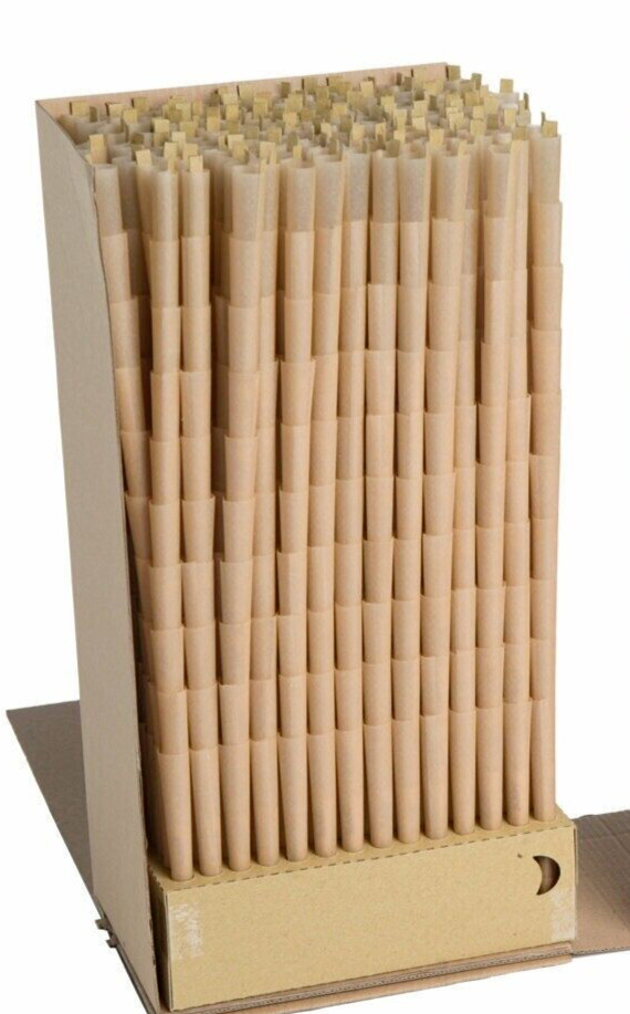 Authentic Raw King Size pre rolled Cone W/ Filter tips 200 CONES