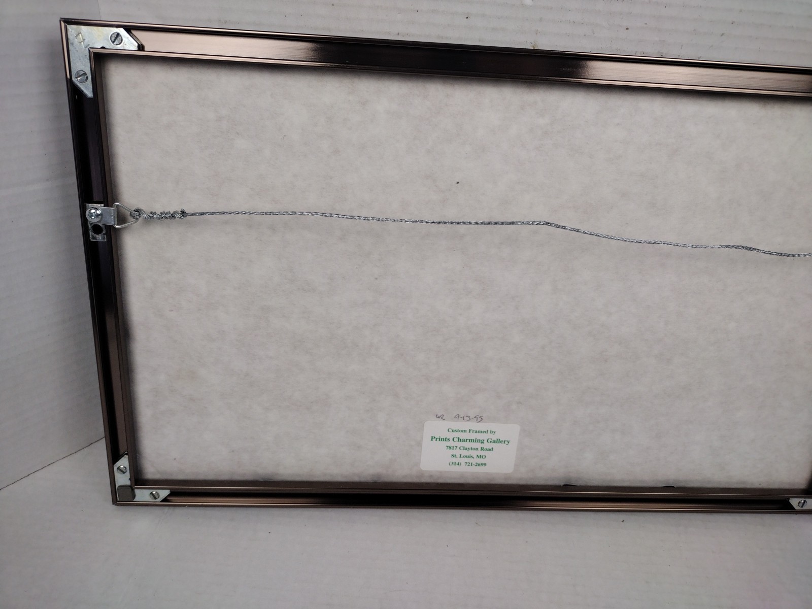 ROLLING THUNDER by ROBERT WEST Artist Signed Railroad Art 1993 Vintage Framed