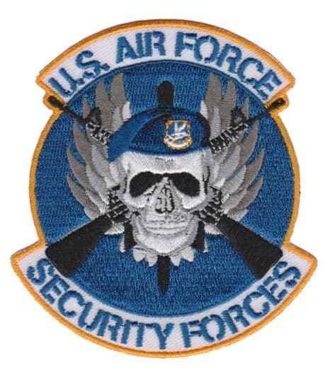USAF Security Forces Patch – With Hook and Loop