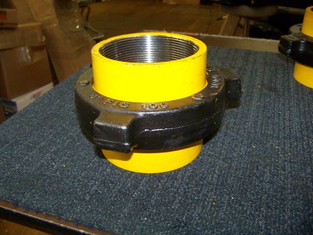 SMI 4" Fig 100 1000 CWP Hammer Union, Threaded New