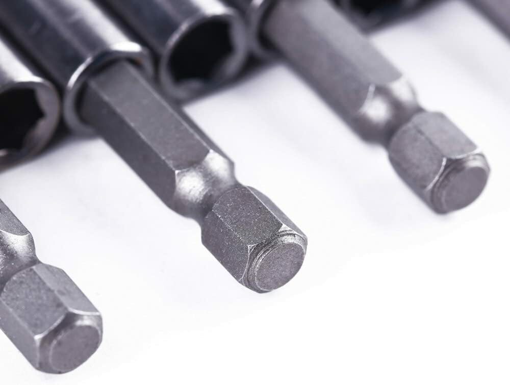 10 Pack Magnetic Extension Socket Drill Bit Holder 1/4" Hex Power Tools