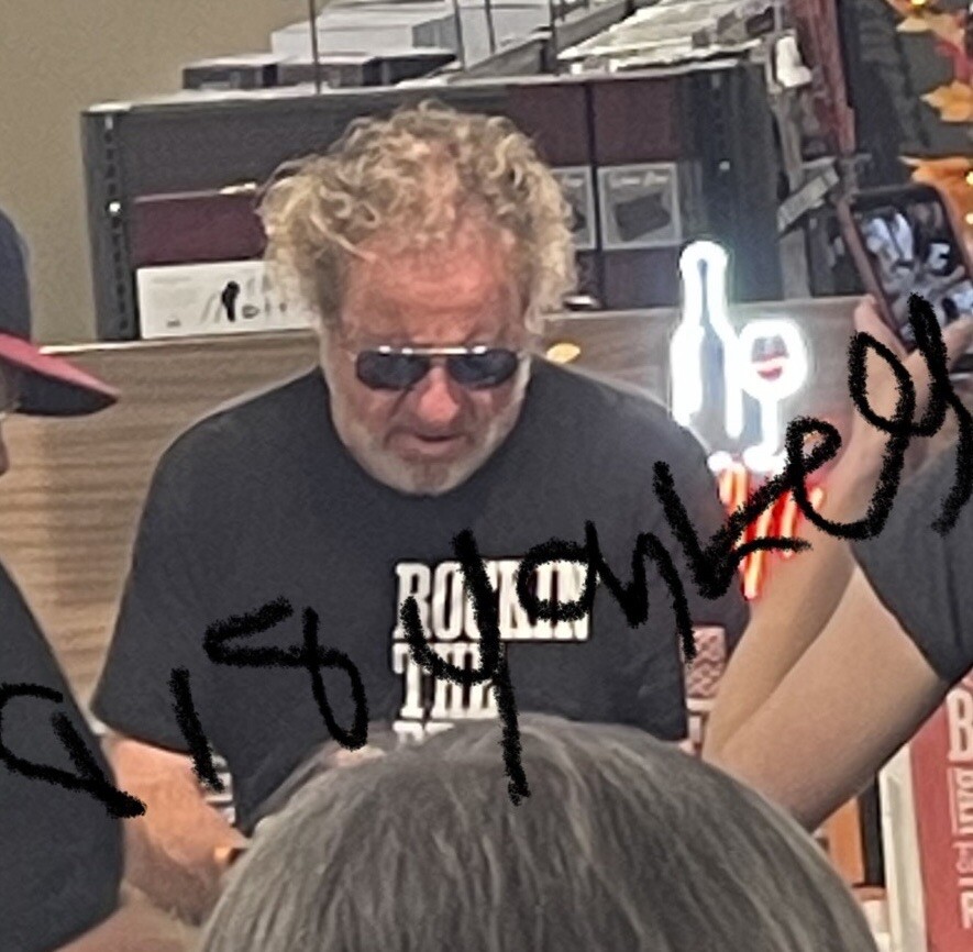 Sammy Hagar Signed CD 5150 Van Halen With Proof