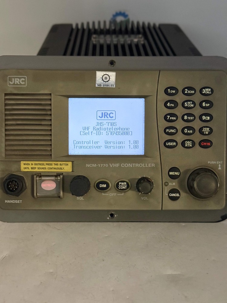 JRC NCM-1770 VHF Controller w/ Flush Mount Bracket (Used)