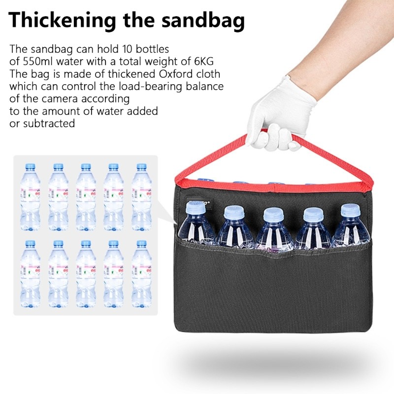 Camera Support Weight Bag for Studio Lighting Balance and Stability